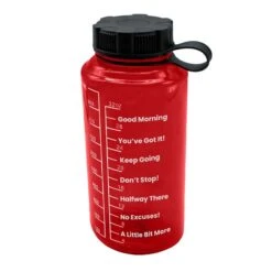 Encouragement Water Bottle (Q365322) -Qualityimprint Shop Q365322 red water bottles with logo 5