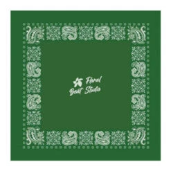 4800 Series Solid Color Bandanas - Forest Green (Q366522)