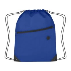 Hit Sports Pack With Front Zipper (13.5" W X 18" H) (Q368311) -Qualityimprint Shop Q368311 blank drawstring bags with logo 13 75cce98f 47e0 418a aefa 1b26556bd7f7