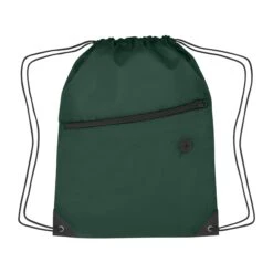 Hit Sports Pack With Front Zipper (13.5" W X 18" H) (Q368311) -Qualityimprint Shop Q368311 blank drawstring bags with logo 4 0b0549a7 6b3d 4a91 87a5 b0d53e677804