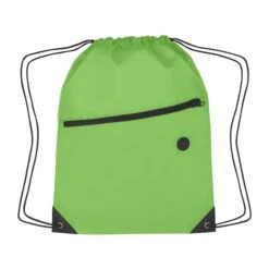 Hit Sports Pack With Front Zipper (13.5" W X 18" H) (Q368311) -Qualityimprint Shop Q368311 blank drawstring bags with logo 5 809a1c13 0939 4e87 9629 ef888e139797