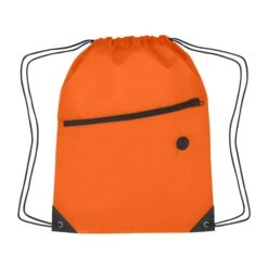 Hit Sports Pack With Front Zipper (13.5" W X 18" H) (Q368311) -Qualityimprint Shop Q368311 blank drawstring bags with logo 8 29e163a5 fea3 48fe 9236 8352a3ae745e