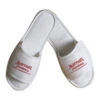 Open Toe Italian Waffle Weave Slippers (Q368811) -Qualityimprint Shop Q368811 slippers with logo 1