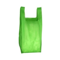 40GSM Non-Woven Everyday Grocery Shopping Tote Bag (12” W X 22.5” H) (Q37165) -Qualityimprint Shop Q37165 lime tote bags with logo 3