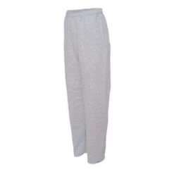 Champion - Double Dry Eco® Open Bottom Sweatpants (Q375011) -Qualityimprint Shop Q375011 light steel loungewear with logo 2