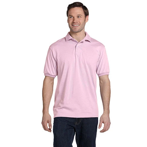 Hanes 5.2 Oz. 50/50 ComfortBlend® EcoSmart® Jersey Knit Polo (Q375576) 14 Hanes 5.2 Oz. 50/50 ComfortBlend® EcoSmart® Jersey Knit Polo (Q375576) - Image 14