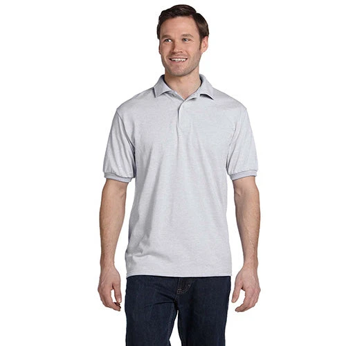 Hanes 5.2 Oz. 50/50 ComfortBlend® EcoSmart® Jersey Knit Polo (Q375576) 15 Hanes 5.2 Oz. 50/50 ComfortBlend® EcoSmart® Jersey Knit Polo (Q375576) - Image 15