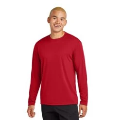 Sport-Tek® Long Sleeve PosiCharge® Competitor™ Tee (Q383465) -Qualityimprint Shop Q383465 TrueRed T shirts with logo 1
