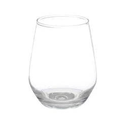 12 Oz. Perfected Silicia Stemless Wine (Q384022) -Qualityimprint Shop Q384022 blank wine glasses with logo 3