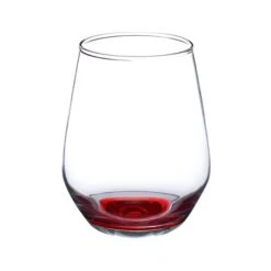 12 Oz. Perfected Silicia Stemless Wine (Q384022) -Qualityimprint Shop Q384022 blank wine glasses with logo 7