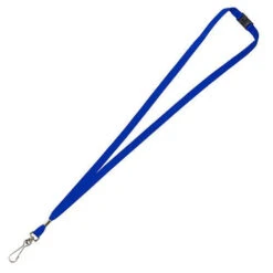 3/8" Silkscreen Lanyard And Badge Holder Attachment With Swivel (Q403235) -Qualityimprint Shop Q403235 4 royalblue