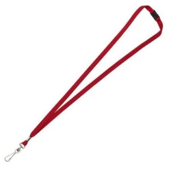 3/8" Silkscreen Lanyard And Badge Holder Attachment With Swivel (Q403235) -Qualityimprint Shop Q403235 5 red