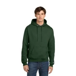 Champion® Powerblend® Pullover Hoodie (Q403332) -Qualityimprint Shop Q403332 darkgreen sweatshirts with logo 13