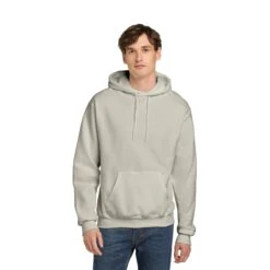 Champion® Powerblend® Pullover Hoodie (Q403332) -Qualityimprint Shop Q403332 sand sweatshirts with logo 7