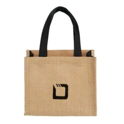 Mini Jute Gift Tote Bags (Q403911)