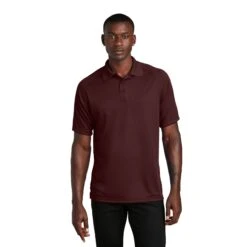 Sport-Tek® Dry Zone® Raglan Polo Shirt (Q405311) -Qualityimprint Shop Q405311 Maroon Polo Shirts with logo 1