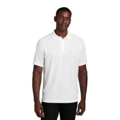 Sport-Tek® Dry Zone® Raglan Polo Shirt (Q405311) -Qualityimprint Shop Q405311 White Polo Shirts with logo 1
