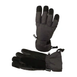 Touchscreen Ski Gloves (Q409511) -Qualityimprint Shop Q409511 grey gloves with logo 5