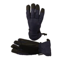 Touchscreen Ski Gloves (Q409511) -Qualityimprint Shop Q409511 navy gloves with logo 2