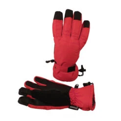 Touchscreen Ski Gloves (Q409511) -Qualityimprint Shop Q409511 red gloves with logo 3