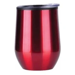 Jornikolor 12 Oz. Stainless Steel Wine Mug (Q410422) -Qualityimprint Shop Q410422 red travel mugs with logo 5