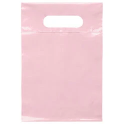 Die Cut Handle Bag (7" X 10.5") (Q413776) -Qualityimprint Shop Q413776 pink shopping bags with logo 9