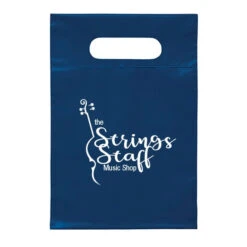 Die Cut Handle Bag (7" X 10.5") (Q413776)