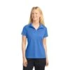 Sport-Tek® Women's Micropique Sport-Wick® Polo (Q421332) -Qualityimprint Shop Q421332 bluelake pique polo shirts with logo 18