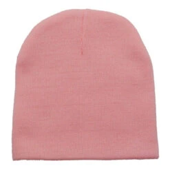 Short Knit Beanies (Q438911) -Qualityimprint Shop Q438911 pink beanies with logo 10