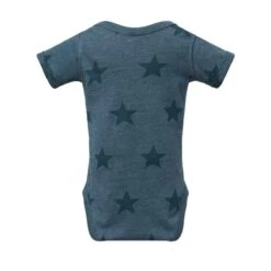 Code Five Infant Star Print Bodysuit (Q442332) -Qualityimprint Shop Q442332 denimstar onesies with logo 2