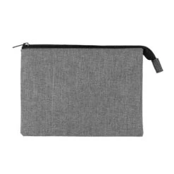 Heathered Reusable 3-Pocket EVA Pouch (Q444622) 8 Heathered Reusable 3-Pocket EVA Pouch (Q444622) -Qualityimprint Shop Q444622 Gray Pouches with logo 2