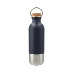 Lagom 27 Oz. Single Wall Stainless Steel Bottle (Q447722) -Qualityimprint Shop Q447722 navy steel bottles with logo 6