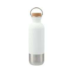 Lagom 27 Oz. Single Wall Stainless Steel Bottle (Q447722) -Qualityimprint Shop Q447722 white steel bottles with logo 7