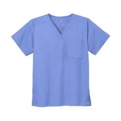 Wink® Unisex WorkFlex Chest Pocket V-Neck Top (Q448222) -Qualityimprint Shop Q448222 ceilblue scrubs and la coats with logo 3