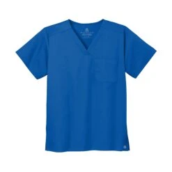 Wink® Unisex WorkFlex Chest Pocket V-Neck Top (Q448222) -Qualityimprint Shop Q448222 royal scrubs and la coats with logo 6