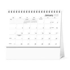 Large Econo Desk Calendars (Q454711) -Qualityimprint Shop Q454711 white month blank deskcalendars withlogo 3
