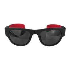 Foldable Slap Sunglasses (Q459422) -Qualityimprint Shop Q459422 red sunglasses with logo 1
