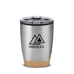 12 Oz. Symmetry Tumbler With Bamboo Base (Q468622)