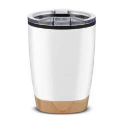 12 Oz. Symmetry Tumbler With Bamboo Base (Q468622) 11 12 Oz. Symmetry Tumbler With Bamboo Base (Q468622) -Qualityimprint Shop Q468622 white tumblers with logo 6
