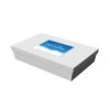 19" X 12" X 6" White Deluxe Gift Box (Q471422)
