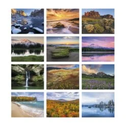 Landscapes Of America - Stapled (Q479811) -Qualityimprint Shop Q479811 white months image calendars withlogo 4