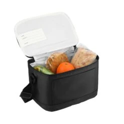 Out To Lunch 6-Pack Cooler Bag (Q482235) -Qualityimprint Shop Q482235 black opencoolerbags withlogo 3