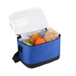 Out To Lunch 6-Pack Cooler Bag (Q482235) -Qualityimprint Shop Q482235 royalblue open coolerbags withlogo 7