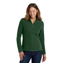 Port Authority® Ladies Value Fleece Jacket (Q483465) -Qualityimprint Shop Q483465 ForestGreen Jackets with logo 1