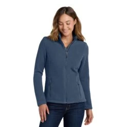 Port Authority® Ladies Value Fleece Jacket (Q483465) -Qualityimprint Shop Q483465 InsigniaBlue Jackets with logo 1