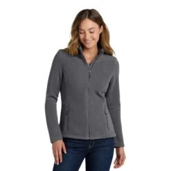 Port Authority® Ladies Value Fleece Jacket (Q483465) -Qualityimprint Shop Q483465 IronGrey Jackets with logo 1
