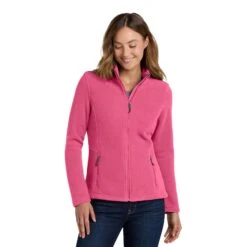 Port Authority® Ladies Value Fleece Jacket (Q483465) -Qualityimprint Shop Q483465 PinkBlossom Jackets with logo 1