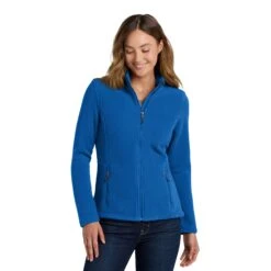 Port Authority® Ladies Value Fleece Jacket (Q483465) -Qualityimprint Shop Q483465 TrueRoyal Jackets with logo 1