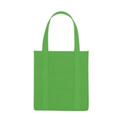 Recyclable Non-Woven Avenue Shopper Tote Bags (Q488311) -Qualityimprint Shop Q488311 green totebags with logo 8