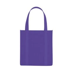 Recyclable Non-Woven Avenue Shopper Tote Bags (Q488311) -Qualityimprint Shop Q488311 purple totebags with logo 5